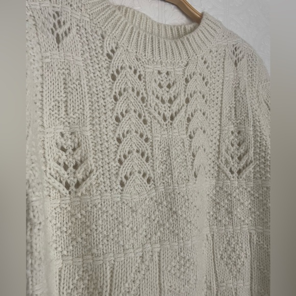 J. Crew Women's Alpaca White Sweater - Picture 3 of 3